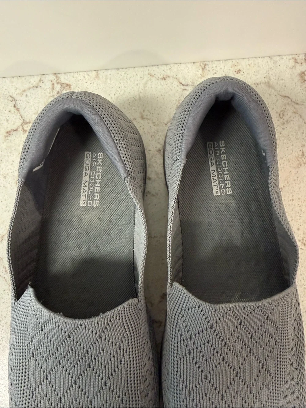 Skechers Performance Slip-On Knit Shoes - Gray Size 8